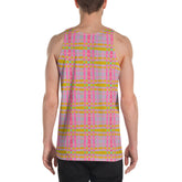 Comfortable and trendy men's Monochrome Edge sleeveless shirt.